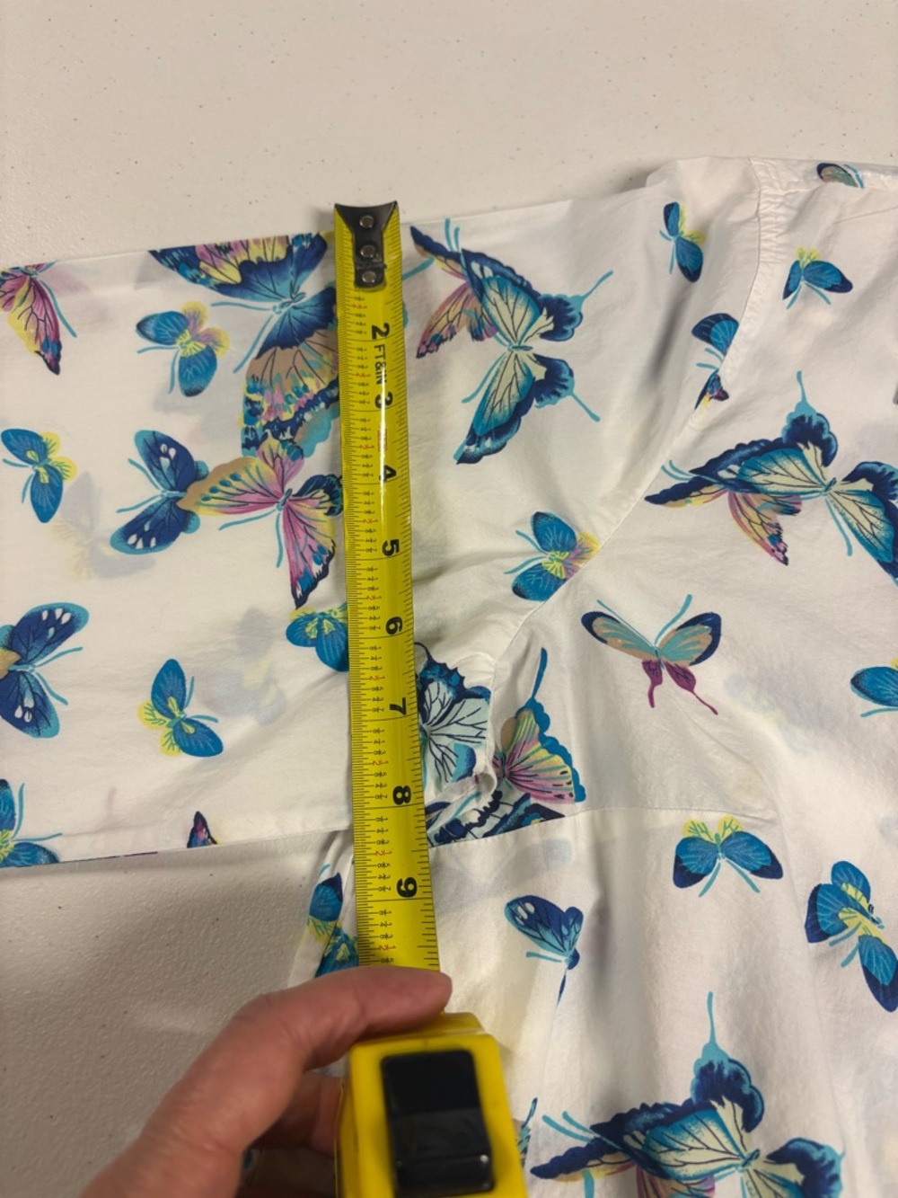 Talbots Multicolor butterfly Blouse - Picture 4 of 4